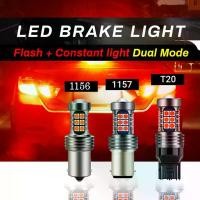 ราคา แฟลช LED, สีแดง, 1157/T20/1156, หลอดไฟ 5 ครั้งหยุด, ไฟริบหรี่ท้าย, ไฟเลี้ยว, 27SMD, ไฟเบรก, ไฟขับขี่, ขายใน 1 ชิ้น (1731738632441726865)