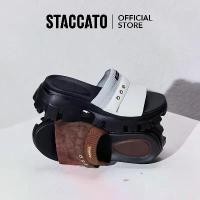 ราคา รองเท้าแตะผู้หญิง Staccato รองเท้าแตะพื้นหนา แฟชั่น สไตล์ลำลอง EBK72 รองเท้า mustard รองเท้า amina รองเท้า amina crocs ลิซ่า ใส่ (1731679062113093059)