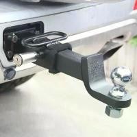 ราคา ชุดลากจูง อเนกประสงค์ รถเทรลเลอร์ลาก 2 นิ้วพร้อมตะขอลูกลากแขนพ่วงขาพ่วงชุดอุปกรณ์เสริม หัวครอบบอล คอบเปอร์ ขนาด 2x2นิ้ว เทเลอร์ลากรถ เรือ 3500LBS (1730347262985996715)