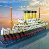 ราคา เรือ 1878PCS เลโก้ เรือของเล่น เรือสำราญไททานิคสำหรับเด็ก โมเดลเรือ DIY บล็อกตัวต่อขนาดเล็ก อิฐ ของเล่นเด็ก บล็อกอาคาร (1731461426501289521)