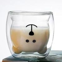 ราคา แก้วกาแฟลายหมีน่ารัก แก้วสองชั้น แก้วชา สำหรับใส่กาแฟลาเต้ แก้วชา สำหรับใส่กาแฟคาปูชิโน ลาเต้ มัคคิอาโต ชา นม น้ำแข็ง ไอศครีม เบียร์ (1730888294206376198)