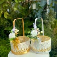 ราคา ตะกร้าใส่เหรียญโปรยทาน กระเช้าโปรยทาน กระเช้าใส่ผลไม้ กระเช้าของขวัญ พร้อมตกแต่งตามภาพ ขนาด 8*5” ( พร้อมส่ง , ส่งเร็ว) (1731360905535063425)