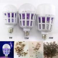 ราคา หลอดไฟนักฆ่ายุง LED, 9W/15W/20W, หลอดไฟ LED 2 in 1, E27, สำหรับใช้ในบ้านในร่ม, ยากันยุง, เครื่องไล่แมลง, AC 175 ~ 220V (1731928846428768594)