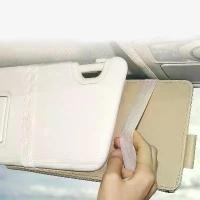 ราคา ที่เก็บบัตรในรถยนต์ ที่เก็บบัตรในรถ ที่เก็บของติดบังแดดรถยนต์ บัตรเครดิต สำหรับติดที่บั กล่องแว่นตากันแดด แบบคลิปหนีบ สําหรับรถยนต์ สำหรับติดที่บังแดดในรถยนต์ (1730155624288586637)