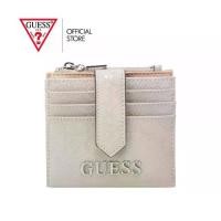 ราคา GUESS กระเป๋าสตางค์ผู้หญิง รุ่น FF945538 ABBAS SLG CREDIT CARD CASE สีขาว (1731819263505171828)