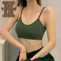 ราคา เสื้อชั้นในถักแบบคัพคงที่, วัสดุผ้าฝ้ายแท้, สำหรับผู้หญิง, ดันขึ้น, สปอร์ตบรา, ไม่มีโครง, เสื้อท่อนบนพร้อมกัน, เหมาะสำหรับหน้าอกเล็ก บราดัน นมอกชิด ชุด ชั้น ใน ฟอง หนา ปิด จุก ยก (1731653585667786133)