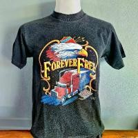 ราคา เสื้อฟอกเฟด เสื้อเฟด เสื้อ3D เสื้อฮาเลย์ ผ้าคอตตอน นกtruck Forever Fee คอกลมไม่มีตะเข็บข้าง ชายเสื้อเย็บเดี่บว (1730153123512945320)