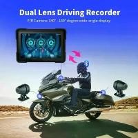 ราคา นำทางรถจักรยานยนต์, 5 นิ้ว, GPS DVR, CarPlay ไร้สาย, Android Auto, จอแสดงผลอัจฉริยะแบบพกพา, กันน้ำ IPX7, กล้องบันทึก HD (1732210021040883844)