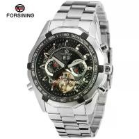 ราคา FORSINING Rose - นาฬิกากลไกอัตโนมัติสำหรับผู้ชาย นาฬิกากลวง Tourbillon ของขวัญ แฟชั่นใหม่ (1729755775252794068)
