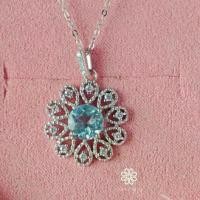 ราคา Rosen'marry/สร้อยคอพร้อมจี้โทปาสแท้ ใส่ได้ทุกวัน ตัวเรือนเงินแท้925ชุบทองคำขาว ของขวัญ RN113 (1731551879079037890)