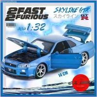 ราคา พร้อมส่ง-COD jk_garage โมเดลรถเหล็ก Nissan Skyline GTR R34 1:32 (ลิขสิทธิ์แท้) มีกล่อง โมเดลรถยนต์ รถเหล็ก ของขวัญ (1729738523848575716)