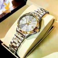 ราคา นาฬิกา PLAYBOY แท้ นาฬิกาข้อมือผู้หญิง รุ่นใหม่ Fashion คริสตัลแซฟไฟร์ วันที่ สายนาฬิกาสแตนเลส ของขวัญ 3501 (1730914250902571347)