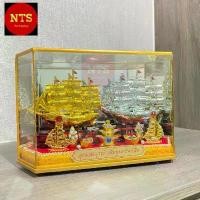 ราคา เรือสำเภาเงิน สำเภาทอง ของแต่งบ้าน ของขวัญ ของมงคล (1732184617177483549)