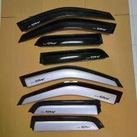 ราคา ขาย กันสาด คิ้วรถยนต์ HONDA CRV สีดำ/สีบรอนซ์ GEN2 ใส่ปี 2002 - 2006 (1731612222476551271)