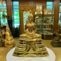 ราคา ขาย หลวงพ่อโสธร เนื้อทองเหลืองแท้ขัดเงา หน้าตัก 5 นิ้ว (1731253858390280072)