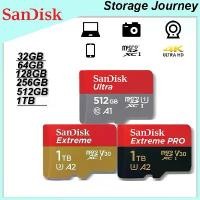 ราคา Sandisk Extreme 1TB/512GB CCTV Memory Card A2/U3 256GB 128GB 64GB 32GB 16GB Micro SD Card SDXC (COD) (1731663764182304033)