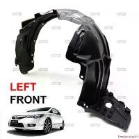 ราคา คุณภาพรับประกันได้ พลาสติกซุ้มล้อกันโคลน พลาสติกกรุล้อกันขี้โคลน ล้อหน้า สีดำเงา สำหรับ Honda Civic FD 1.6 1.8 Sedan ปี 2006-2009 รถยนต์ Auto (1731635396523231677)