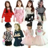 ราคา Dress-K18 ชุดเดรสเด็กผู้หญิง กระโปรงเด็กหญิง 1-7 ขวบใส่ออกงาน ใส่เที่ยว (1731773181763094211)