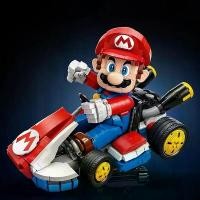 ราคา บล็อคตัวต่อ Mario Kart, เข้ากันได้กับ LEGO 72037, ของเล่นประกอบการศึกษาสำหรับเด็กผู้ชาย, การแข่ง Super Mario รถ โฟล์คลิฟท์ ของ เล่น (1731612965323572681)
