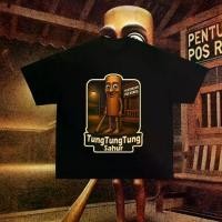 ราคา 【พร้อมส่ง】Hot Tung Tung Tung Sahur Meme เสื้อยืด children Tshirt ผ้าCotton 100% kaidee 100-150CM (1731627190668461672)