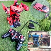 ราคา รถบังคับ รถหุ่นยนต์บังคับแปลงร่าง สามารถแปลงร่างจากรถเป็นหุ่นยนต์ได้ รีโมท 2.4Ghz สีสันสดใส (1731821646808385406)