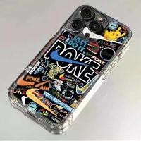 ราคา Graffiti NikeBao Space Silicone Case Anti-drop Anti-yellowing Breathable Suitable for Apple iPhone16ProMaxiPhone15ProMax Samsung S24Ultra and other series of fine products Precis (1731696551646758242)