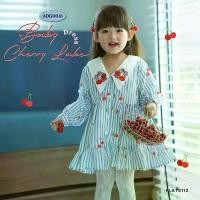 ราคา FLAT2112 AFG10007 : BABY CHERRY LAKE DRESS (1730223477432420921)