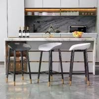 ราคา ด้านหน้าชานมกาแฟนอร์ดิกเคาน์เตอร์บาร์สร้างสรรค์เก้าอี้บาร์ที่เรียบง่ายสตูลสูงแฟชั่นไม้เนื้อแข็ง เก้าอี้บาร์เคาน์เตอร์ เรียบง่ายหมุนบาร์เก้าอี้สูง หน้าแรกเคาน์เตอร์บาร์เก้าอี้ Iro (1732126694739773666)