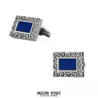 ราคา ANGELINO RUFOLO Cufflink(คัฟลิงค์) ดีไซน์ Art Cufflink กระดุมข้อมือคัฟลิ้งโรเดียมคุณภาพเยี่ยม ประดับตกแต่งด้วย Cats eye (1731394480345483289)