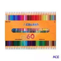 ราคา Colleen ดินสอสีไม้ คอลลีน 2 หัว 30 แท่ง 60 สี รุ่น785 (ด้ามกลม)สีไม้ ดินสอสี art 24สี สี36สี สี36สี (1731687812265249636)