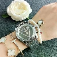 ราคา Guess Top Womens watch Business Fashion Casual Stainless Steel watch นาฬิกาผู้หญิง (1731459096083924646)