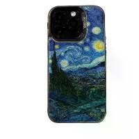 ราคา สำหรับ iPhone 16 PRO MAX iPhone 15/14 PLUS / 16/13P / 12/11/7 / 77P / X / XR / XSMAX Vintage Van Gogh Starry Night Oil Painting Art Pattern TPU Protection Case Business Anti-fall (1731785279211603298)