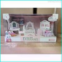 ราคา Stacey5shop ตุ๊กตาบ้านกระต่ายชุดห้องนอน sylvanian family เฟอร์นิเจอร์ตุ๊กตา ตกแต่ง บ้านหมี บ้านกระต่าย (1729704832395479352)
