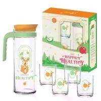 ราคา OCEAN ชุดเซ็ทแก้วพร้อมเหยือก Deer Destiny Family 1,390 มล , 285 มล. (1729738600424180224)