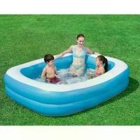 ราคา CS Family Pool สระน้ำว่ายน้ำ สระสำเร็จรูป สระสี่เหลียม สระสูบลม อ่างน้ำแบบครอบครัว คละสี ขนาด 200x175x46cm คําแนะนําผลิตภัณฑ์ใหม่ของเดือนนี้ (1731604627146442533)