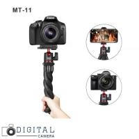 ราคา [Tiktok] Ulanzi MT-11 (genuine) travel flexible Octopus mobile phone DSLR tripod 2in1 foldable clip magic arm QuIC portable tripod (1731566613223605640)