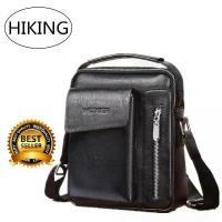 ราคา [COD] HIKING กระเป๋าแฟชั่นผู้ชายกระเป๋าหนังเทียมกระเป๋าหนังผู้ชายกระเป๋าสะพายหลังเอว Messenger Bag PU Leather Sling Shoulder Bag Male Travel Casual Crossbody Bags Small Flap Handbags กระเป๋าถือ (17322