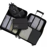 ราคา BG159 Travel set 7 ชิ้น ชุดจัดระเบียบกระเป๋าเดินทาง ถุงจัดระเบียบ สีดำ (1731813947099481867)