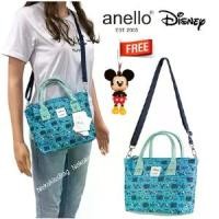 ราคา Nekokissbag Anelloแท้100% Disney x anello Let's travel with Mickey Tote Bag กระเป๋าผ้า กระเป๋าทรงโท้ท กระเป๋าสะพายข้าง กระเป๋าถือ (1731818878445127063)
