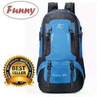 ราคา Funny. Huwai 60 L กระเป๋าเดินทาง ใหญ่ ที่สุด ขนาด จุสะใจถึง 60 ลิตร เป้สะพายหลัง เหมาะสำหรับสวมใส่เดินทาง ของแท้ 60L Waterproof Outdoor Bapa Rusa Sports Hiking Climbing Travel Sh (1731979464738442182)