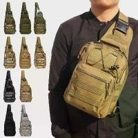 ราคา COD GD MOBILE กระเป๋าสะพายข้าง กระเป๋าคาดอก กระเป๋าไสตล์ทหาร Travel Shoulder Bag (1731640854560147364)
