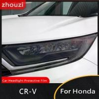 ราคา ฟิล์มกันรอยไฟหน้ารถ 2 ชิ้น เหมาะสำหรับ CR-V CRV 2017-2022 2021 ฟิล์มกันรอย ควันดำ โปร่งใส TPU สติ๊กเกอร์ไฟป้องกัน (1729681661237365050)