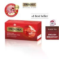 ราคา ทไวนิงส์ ชาสีอำพันสว่าง อิงลิช เบรกฟาสต์ ชนิดซอง 2 กรัม แพ็ค 25 ซอง Twinings English Breakfast Tea 2 g. Pack 25 Tea Bags (1730312908709661467)