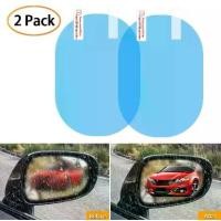 ราคา EZ online ฟิล์มกันน้ำ 1ชุด มี2 แผ่น มี2ขนาด 150คูณ100 mm และ135คูณ95 mm ฟิล์มติดกระจกมองข้างรถยนต์ ฟิล์มกันหยดน้ำ ฝน เเละหมอก Rainproof Film (1730332070549424471)