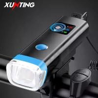 ราคา Xying-ไฟหน้าจักรยาน ปิดอัตโนมัติ สว่างมาก ชุดชาร์จ USB ไฟ LED จักรยาน ไฟหน้ากันน้ำ แตรไฟฉาย (1729759696390687315)