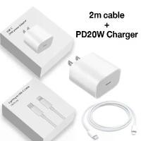 ราคา CW ชุดชาร์จPD ของแท้ 100% สำหรับ iPhone 13 Pro Max 20W USB-C Power Adapter Fastcharger สำหรับ iPhone 12 หัวชาร์จ+สายชาร์จ type c to L สำหรับ iPad ชุดชาร์จPD 20W ของแท้ 100% สำหรับ iPhone 14 (173204597