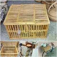 ราคา ตะกร้าใส่ของจักรยาน ตะกร้าหวายสานทำมือ ขนาดใหญ่ ตะกร้าใส่จักรยาน แม่บ้าน จักรยาน touring สินค้าขายดี (1731805147101168846)