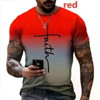 ราคา เสื้อเชิ้ตแขนสั้น ดีไซน์พระเยซู ประกันชีวิต ลำลอง และตลก สำหรับผู้ชาย พิมพ์ลายพระเยซูครอส 3 มิติ เสื้อยืดศรัทธา (1731296222872111612)