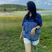 ราคา เสื้อผ้าบาติก ผ้าสปัน มีแขน ผ้าพิมพ์เทียน ใส่สบาย (1729699613591833399)