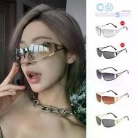 ราคา 【CD】แว่นกันแดด สไตล์เกาหลี ยุโรปและอเมริกา ย้อนยุค หวาน เท่ สาวฮอต วัสดุกรอบใหญ่ สีเงินน้ำ สำหรับผู้หญิง เหมาะสำหรับป้องกันแสงแดดกลางแจ้ง กันลม เหมาะสำหรับการขี่แว่นตากันแดดป้องกันแสงจ้า (173088119931